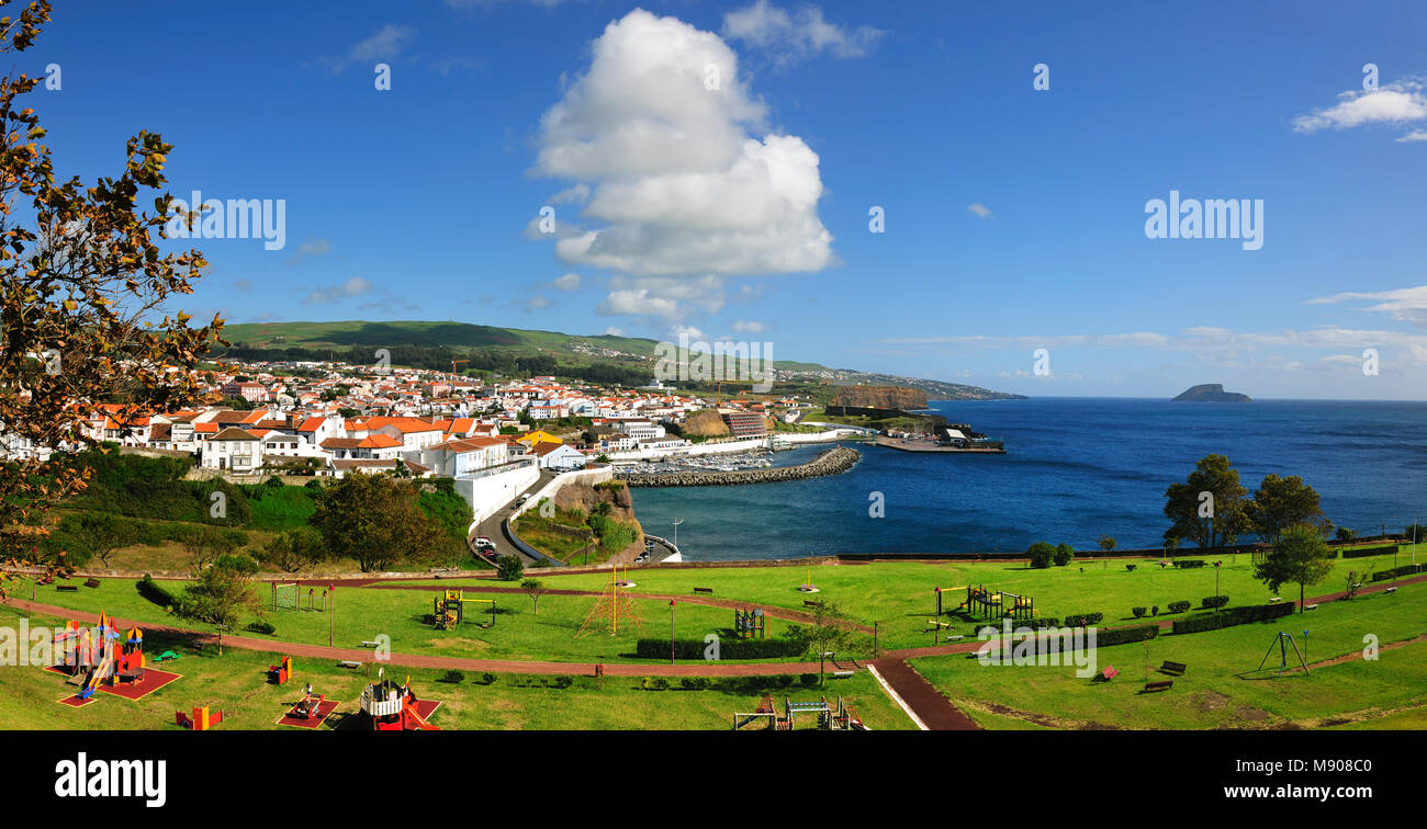 Angra do Heroísmo, un sito Patrimonio Mondiale dell'UNESCO. Terceira, isole Azzorre, Portogallo Foto Stock