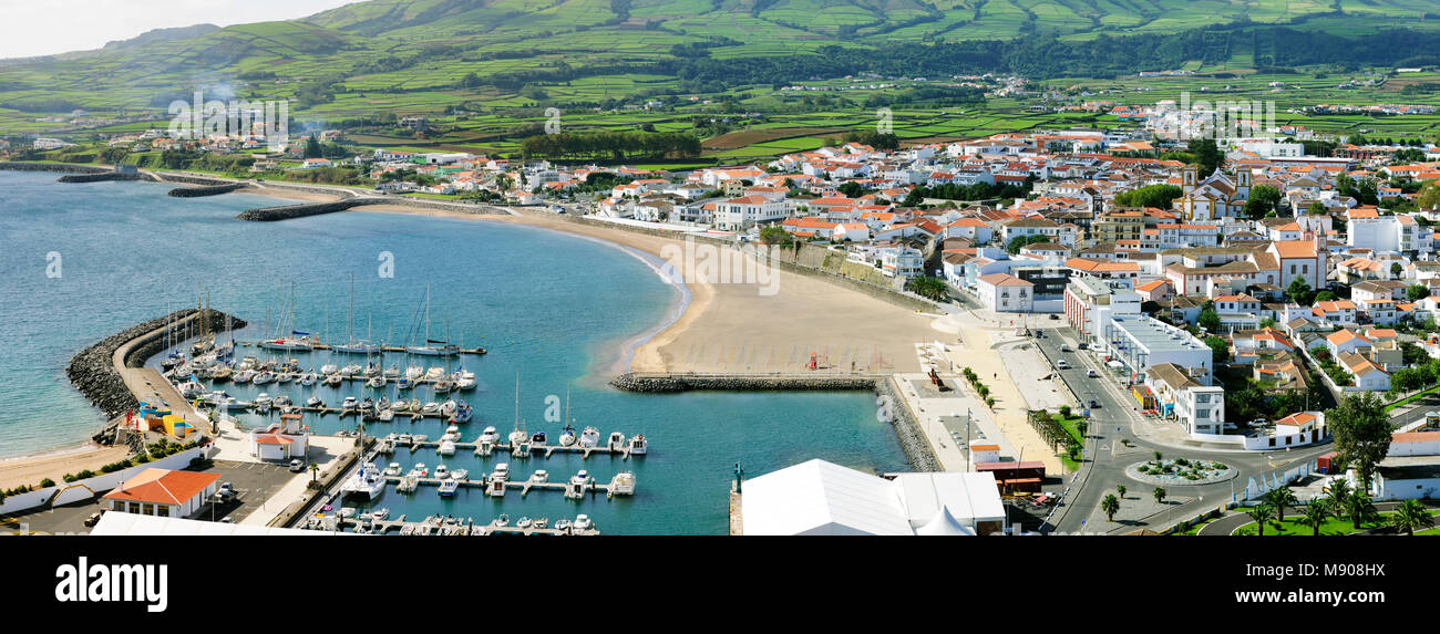 Praia da Vitória. Terceira, isole Azzorre, Portogallo Foto Stock