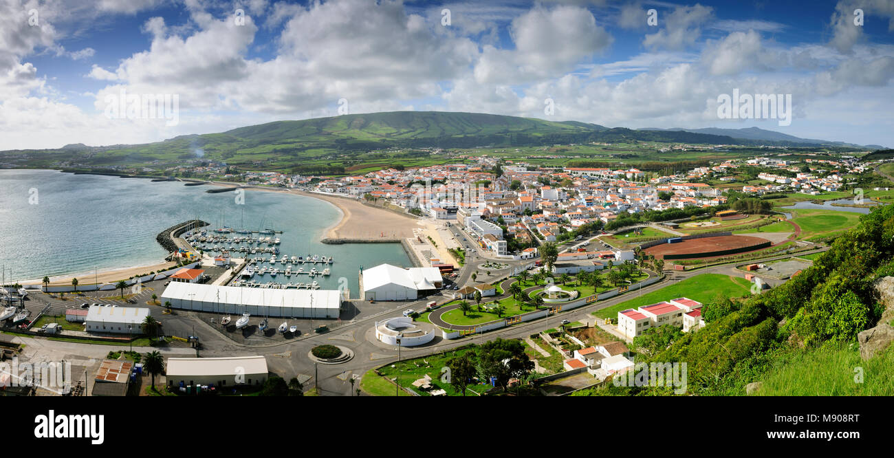 Praia da Vitória. Terceira, isole Azzorre, Portogallo Foto Stock