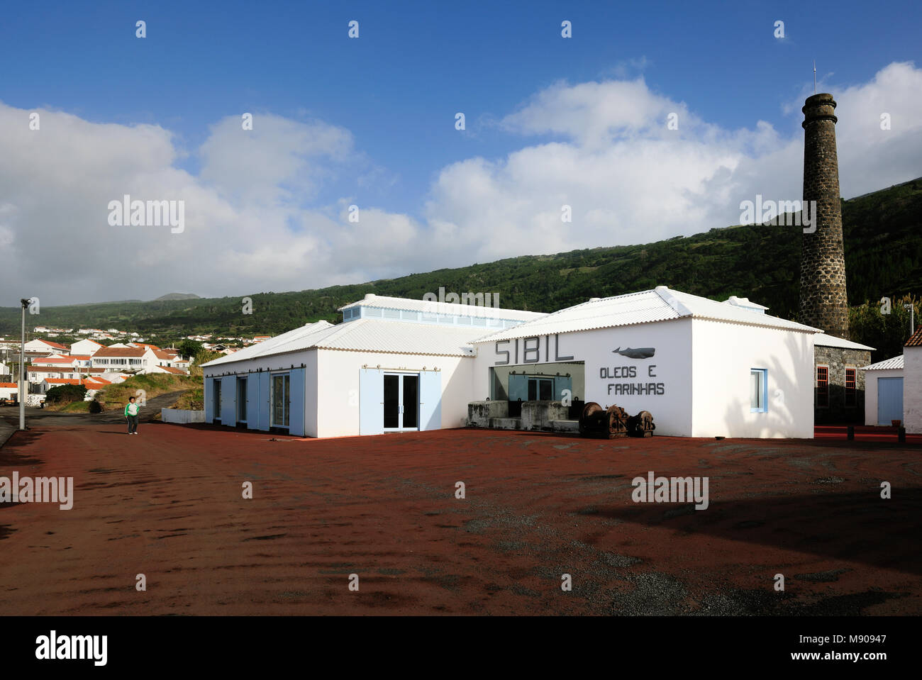 Centro de Artes e Ciências (Arti e scienza al centro), Lages do Pico, Pico. Isole Azzorre, Portogallo Foto Stock