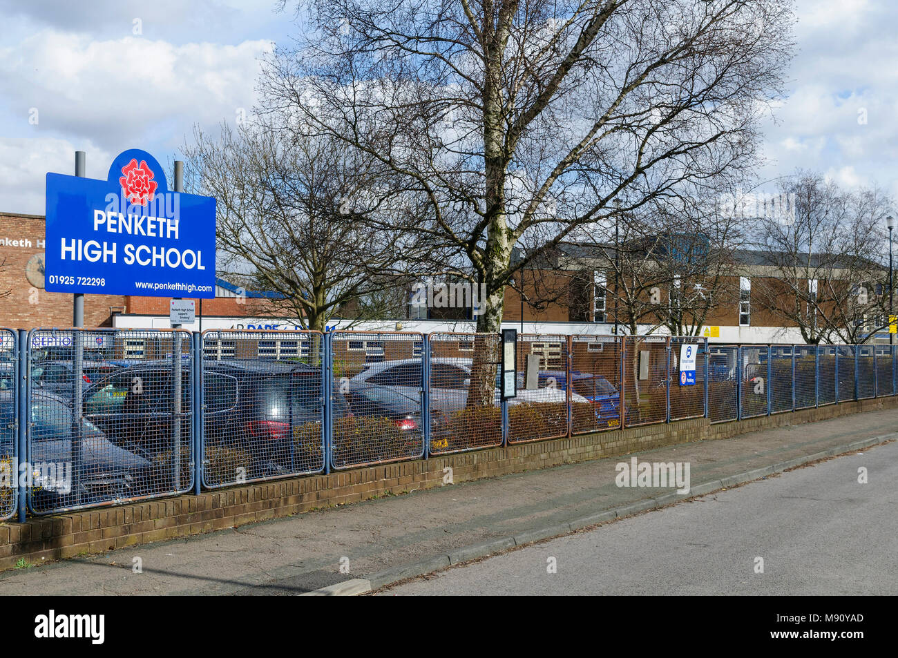 Penketh High school Cheshire Foto Stock