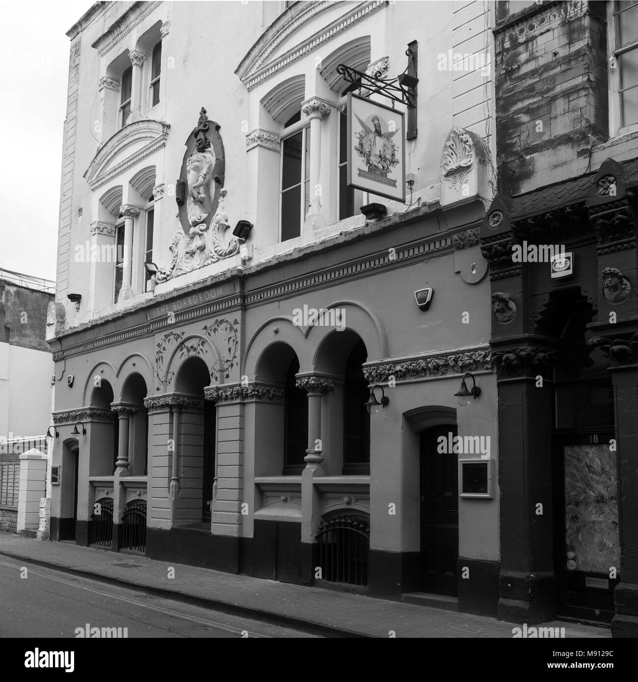 Marzo 2018 - ben noto pub di Bristol, il Boardroom Foto Stock