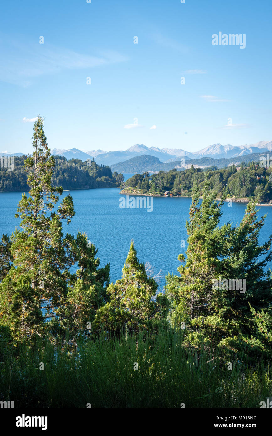 Laghi di Bariloche, Patagonia, Argentina Foto Stock