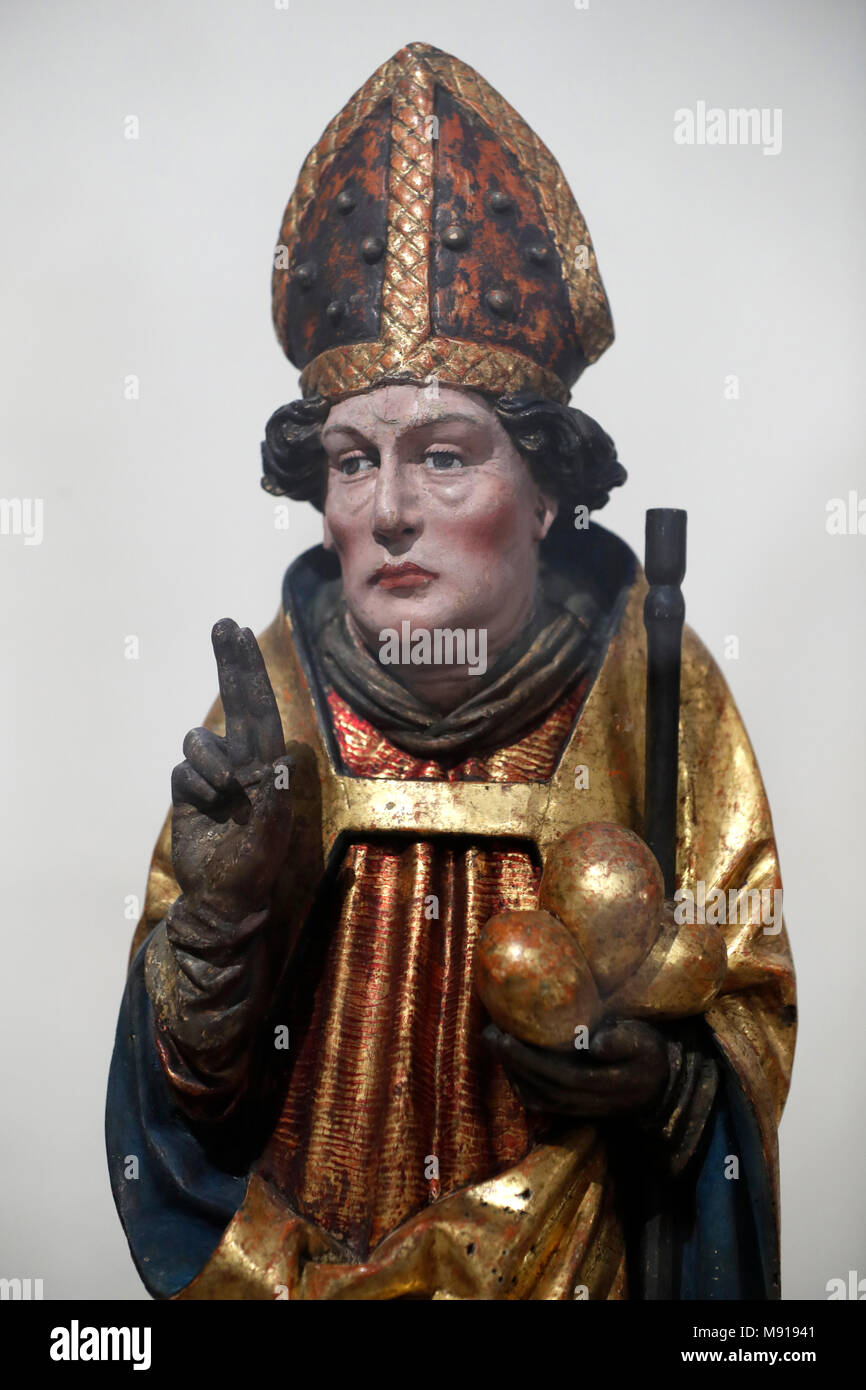Museo Unterlinden. Saint Nicholas. 16 secolo. Colmar. La Francia. Foto Stock