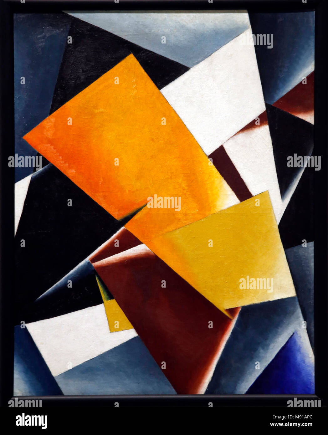 Lioubov Popova, Architectonics della pittura, 1918, olio su tela. Centro Museum-Exhibition, Slobodskoi. Shot mentre esposte a Parigi, Francia. Foto Stock