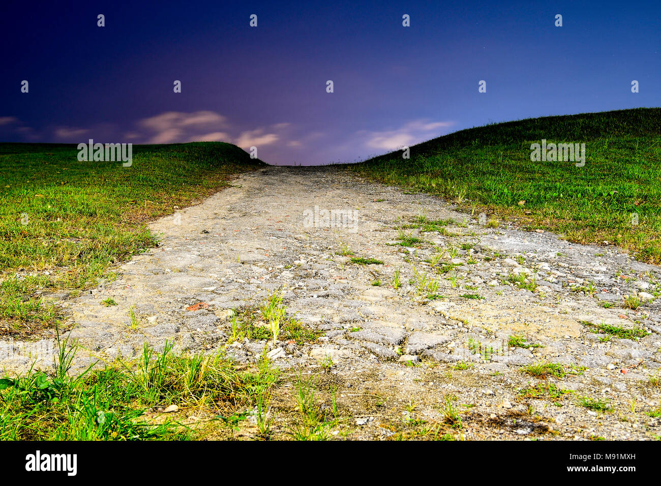 Percorso verso il nulla Foto Stock