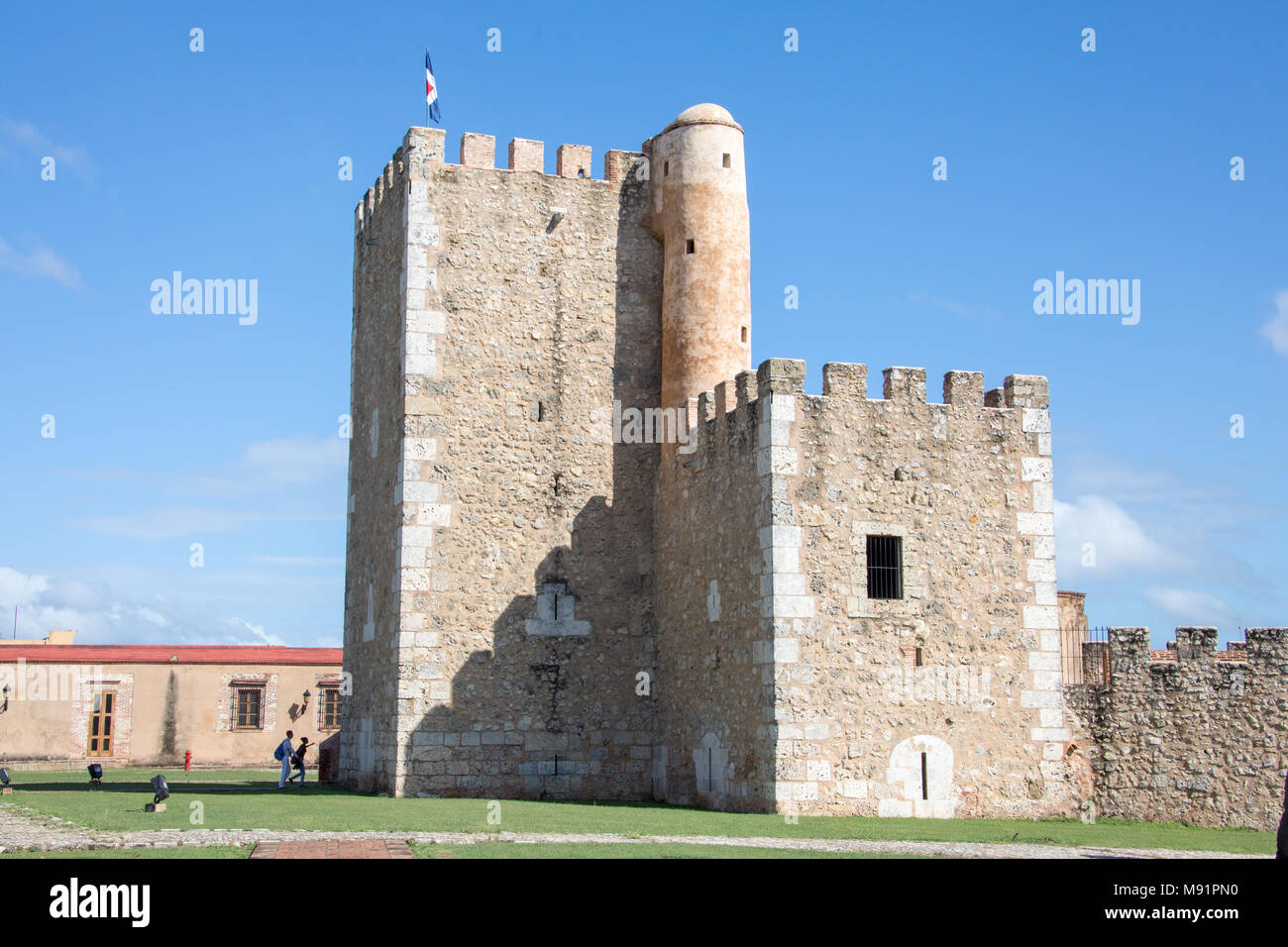 Fortaleza Ozama o Fortezza Ozama, Santo Domnigo, Repubblica Dominicana Foto Stock