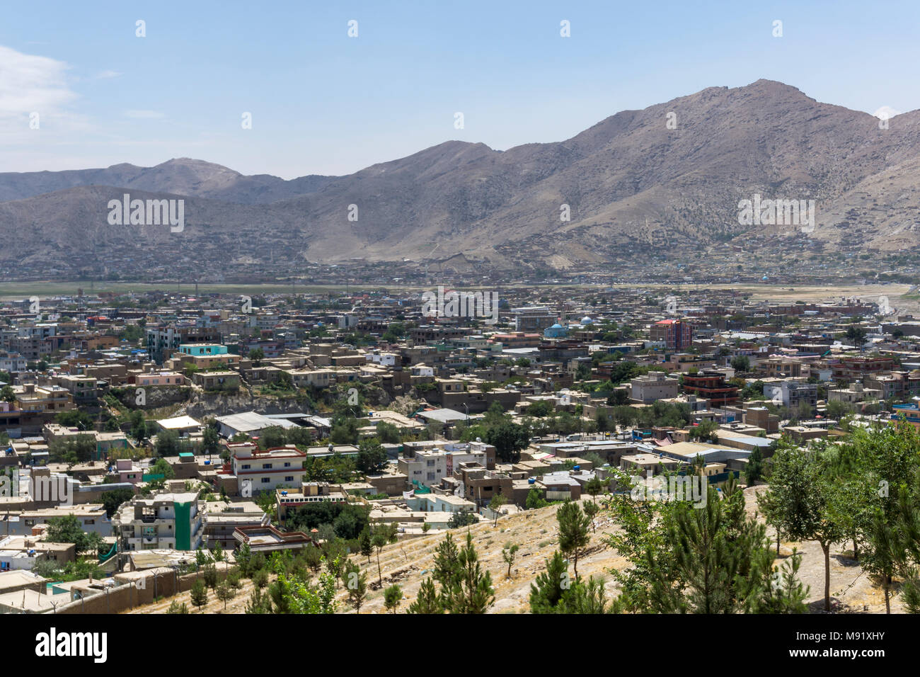 Città di Kabul, Afghanistan Foto Stock