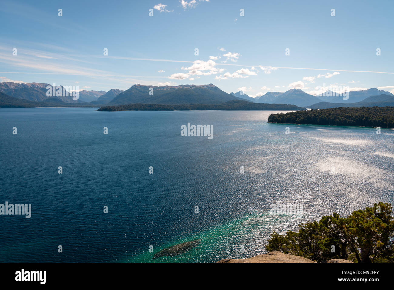 I Laghi di Bariloche, Patagonia, Argentina Foto Stock