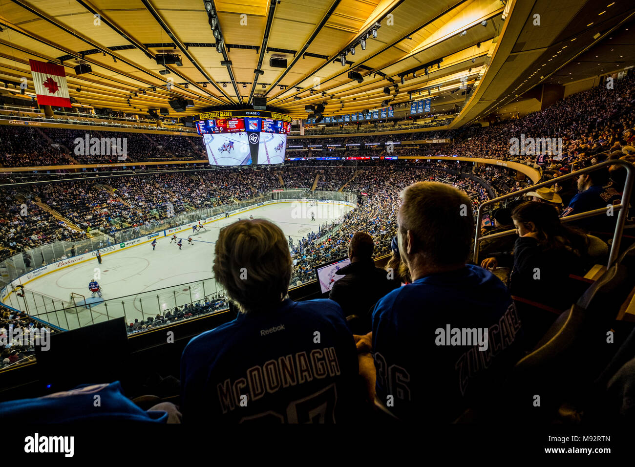 Borsa trasparente per lo stadio dei New York Rangers