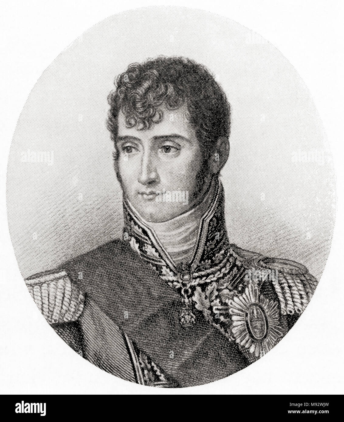 Lucien Bonaparte, principe Français, primo principe di Canino e Musignano, 1775 - 1840. Statista francese. Da Hutchinson nella storia delle nazioni, pubblicato 1915 Foto Stock
