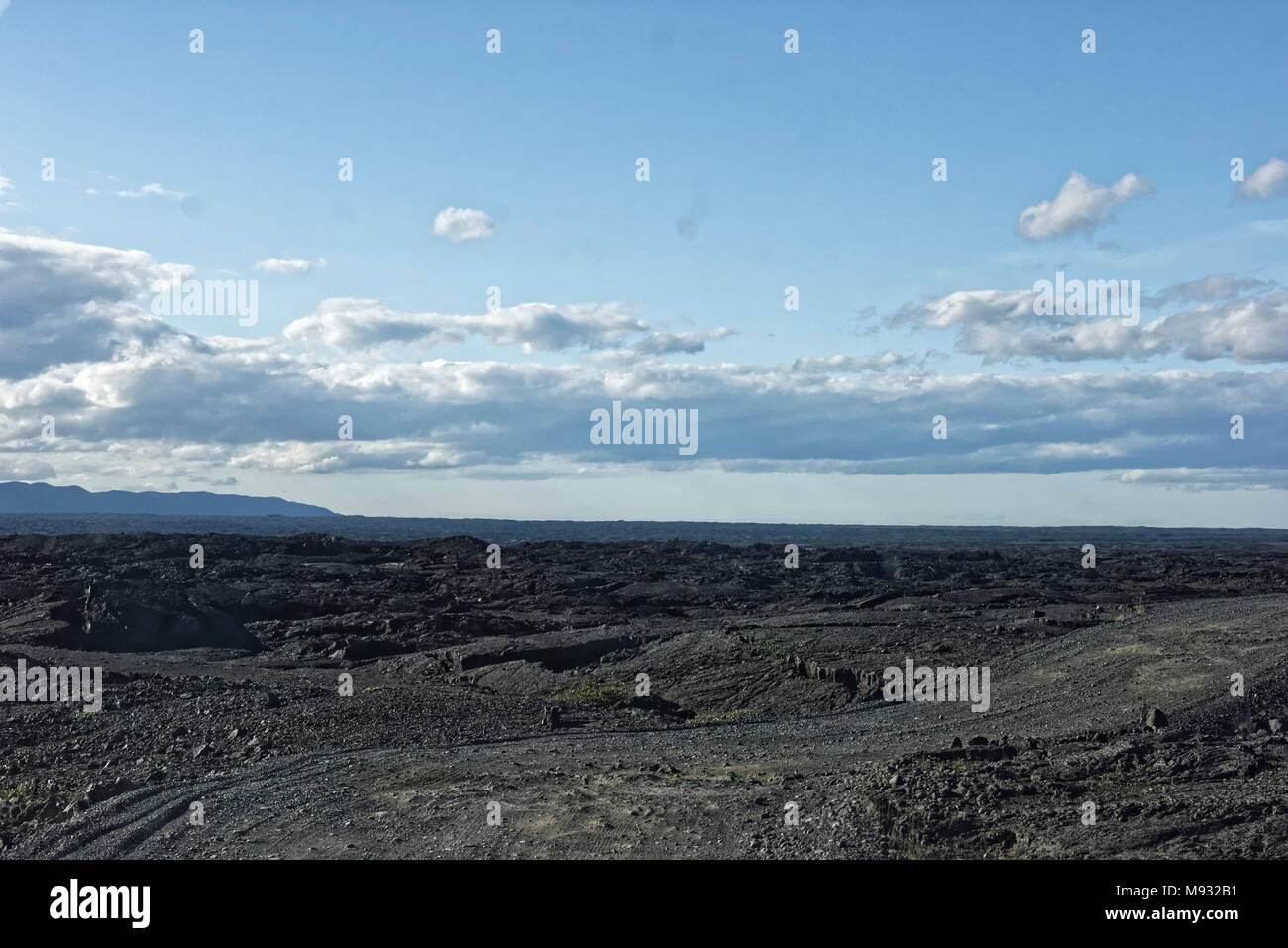 Herdubreid mountain (1682m) nella regione di Odadahraun del nord-est dell'Islanda. Foto Stock