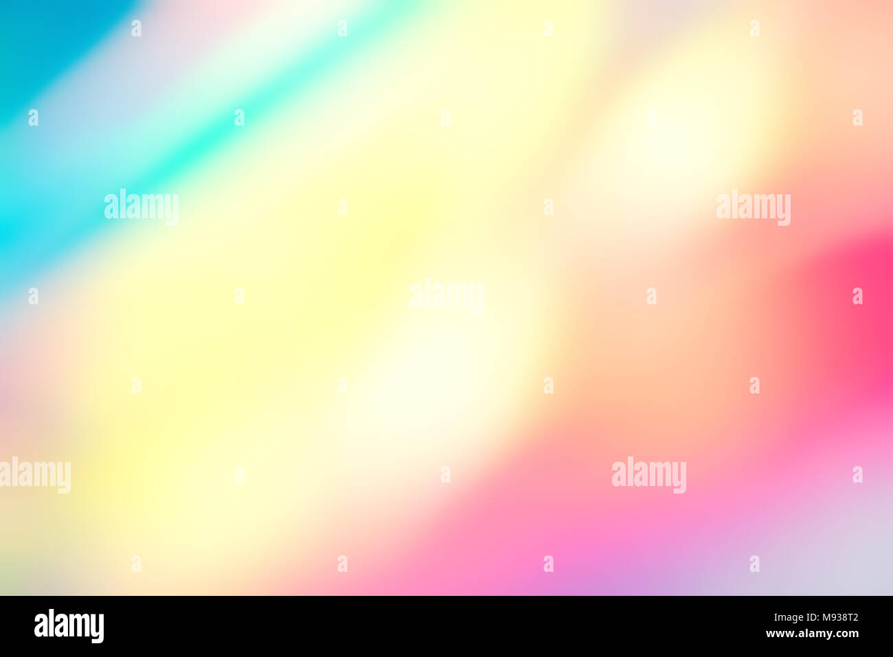 Blur neon olografica sullo sfondo di lamina. Foto Stock