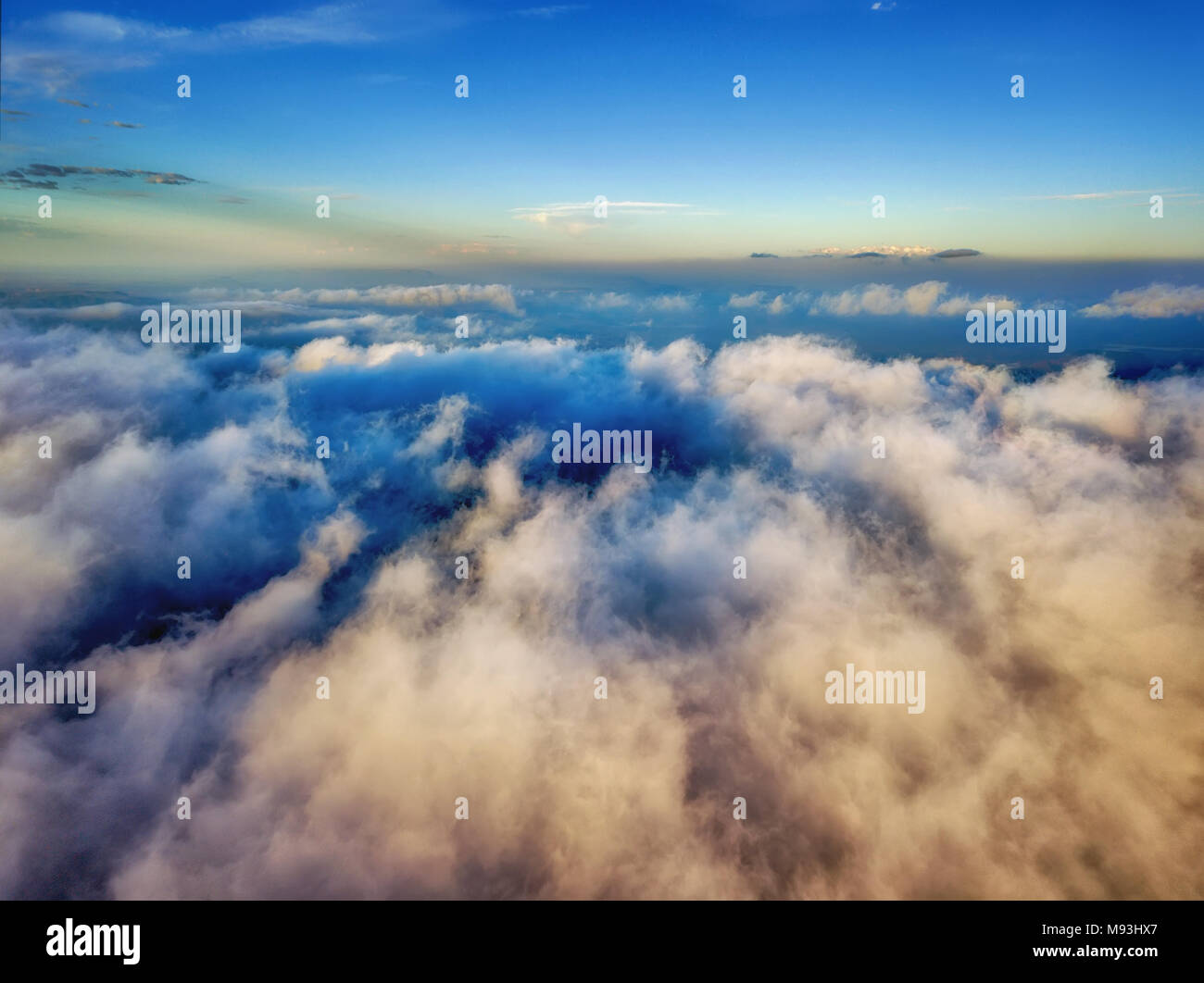 Volare sopra le nuvole prese nel 2015 Foto Stock