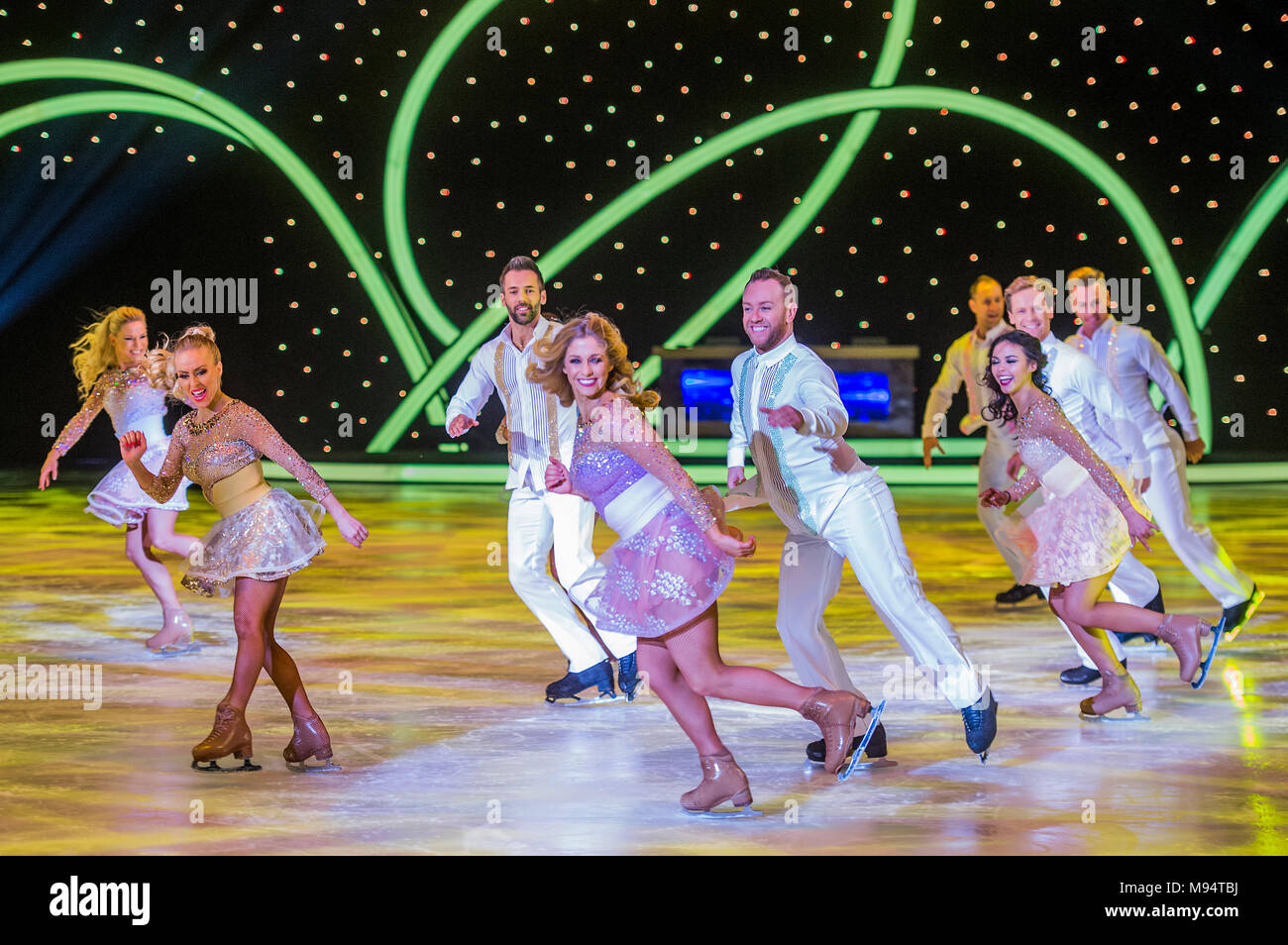 Londra, Regno Unito. Xxii marzo, 2018. Un esempio oif le prestazioni guidato da Alexandra Schauman - danza su ghiaccio Live Tour del Regno Unito si apre a Londra il venerdì 23 marzo per la prima notte del 2018 UK tour al SSE Wembley Arena. Credito: Guy Bell/Alamy Live News Foto Stock