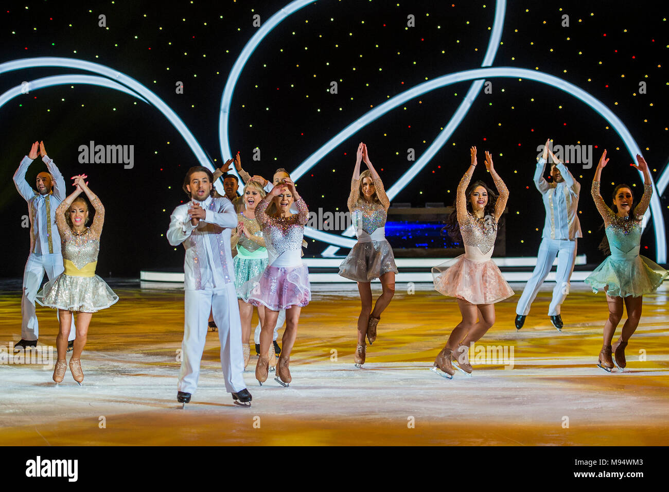 Londra, Regno Unito. Xxii marzo, 2018. Danza su ghiaccio Live Tour del Regno Unito si apre a Londra il venerdì 23 marzo per la prima notte del 2018 UK tour al SSE Wembley Arena. Credito: Guy Bell/Alamy Live News Foto Stock