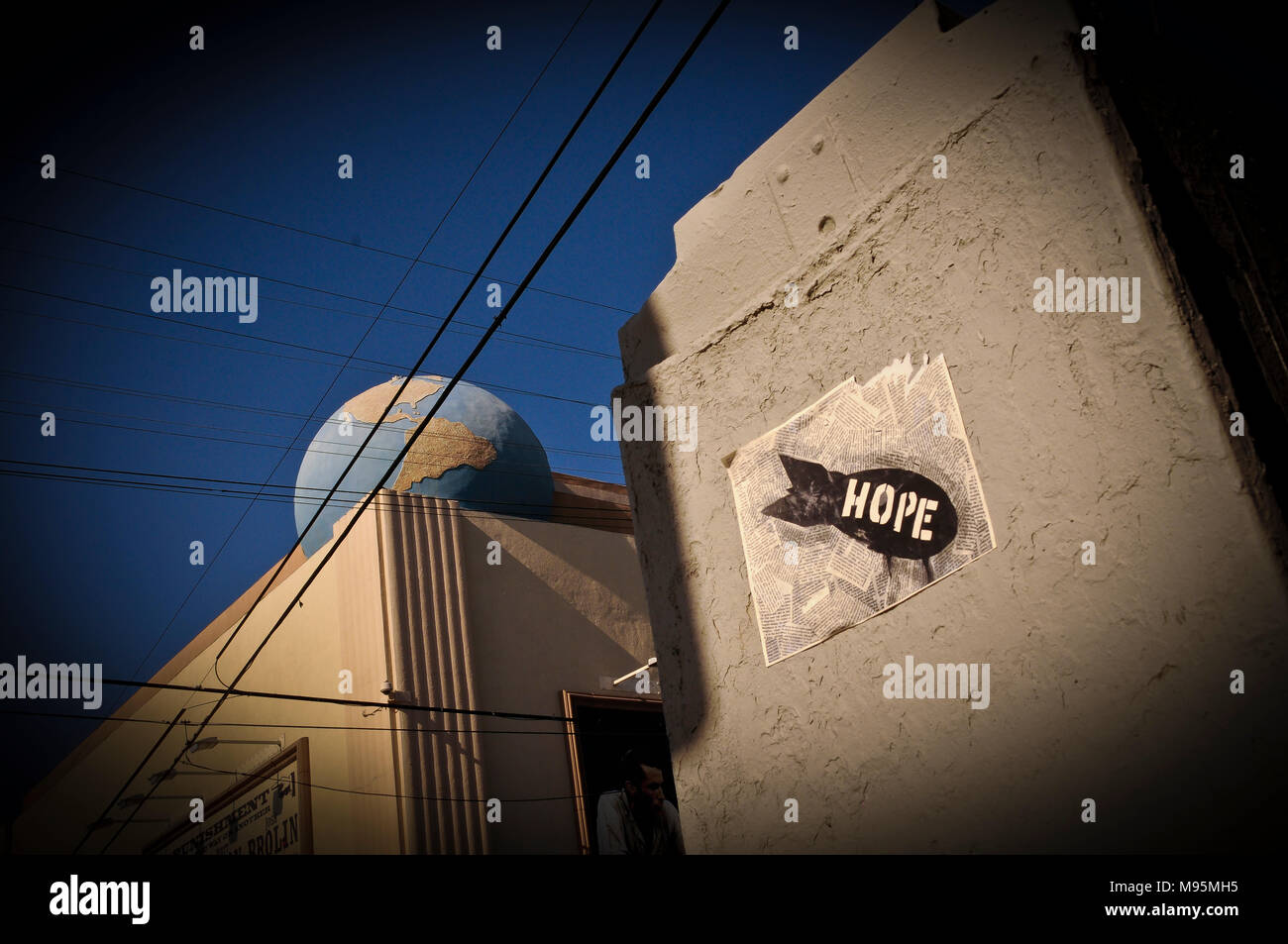 Hope Sign in Hollywood Foto Stock