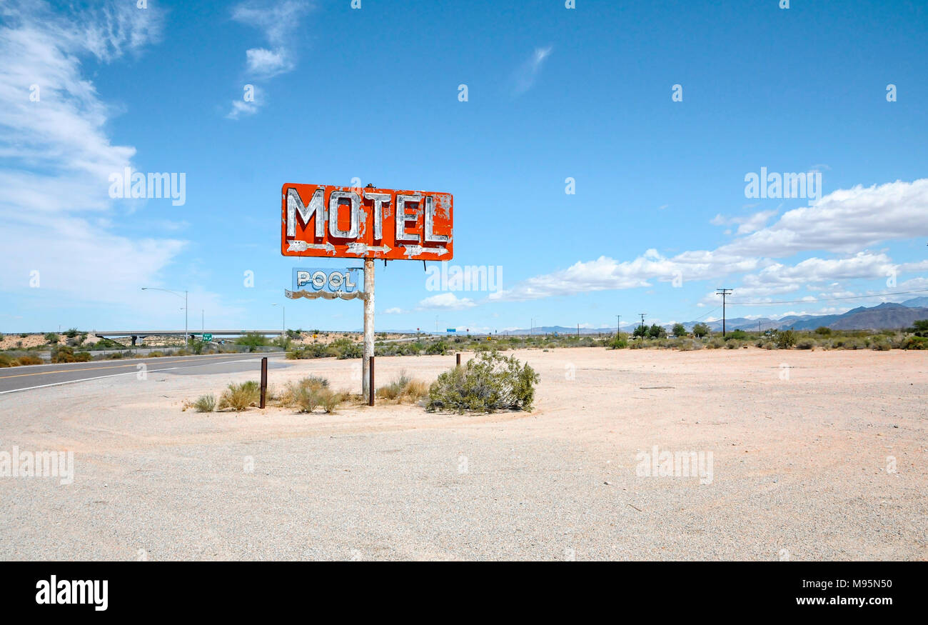 Segno del Motel Foto Stock