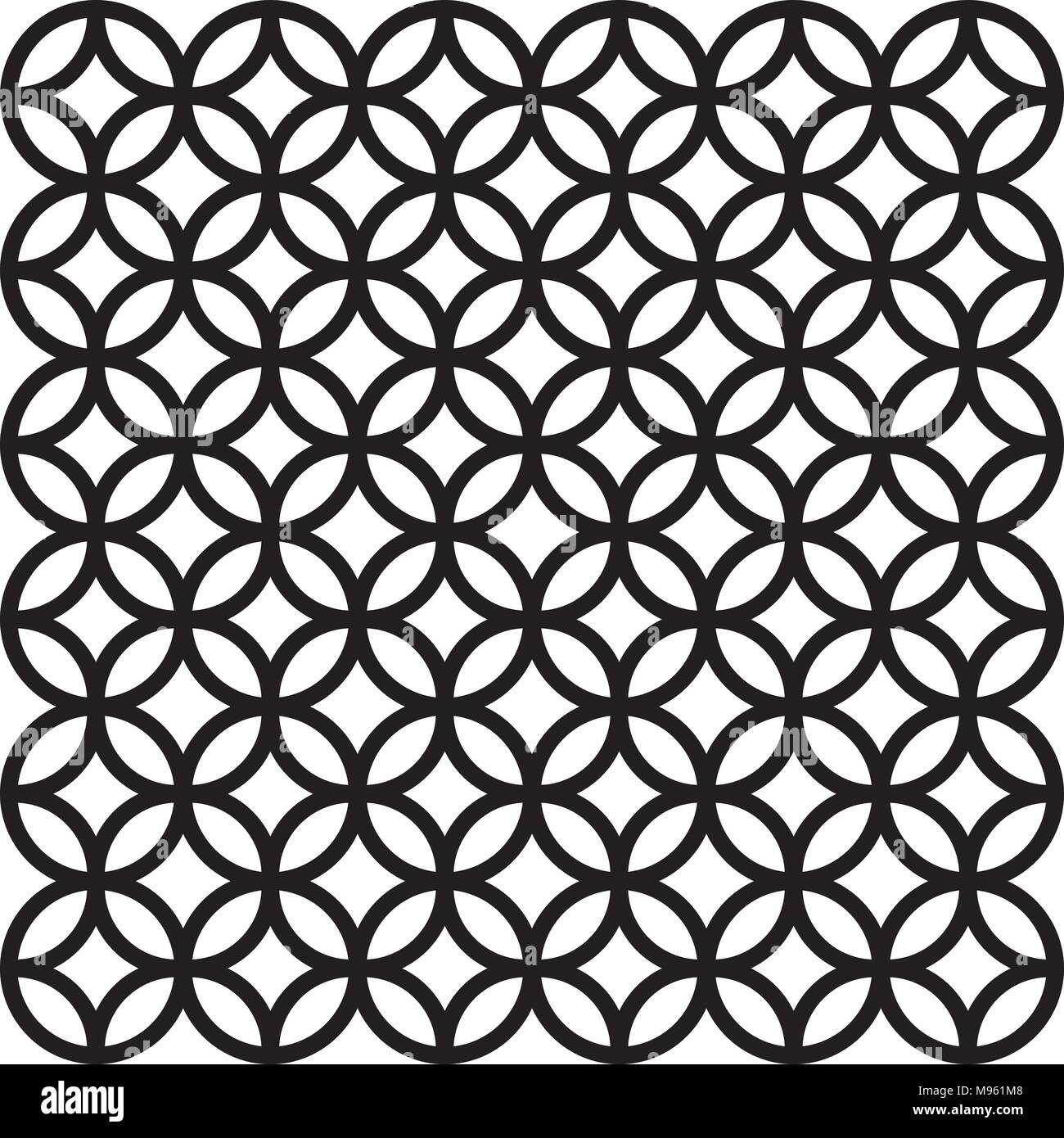 Vector seamless pattern geometrico ornamento classico Illustrazione Vettoriale