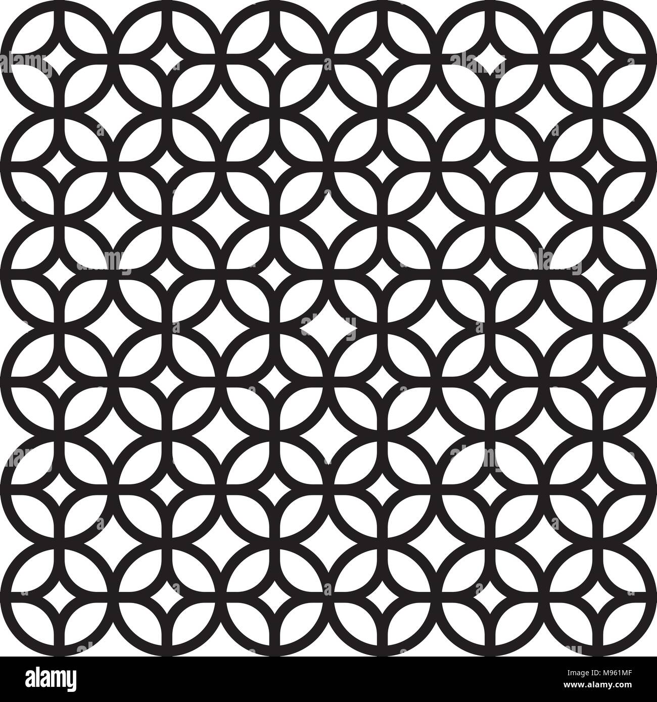 Vector seamless pattern geometrico ornamento classico Illustrazione Vettoriale
