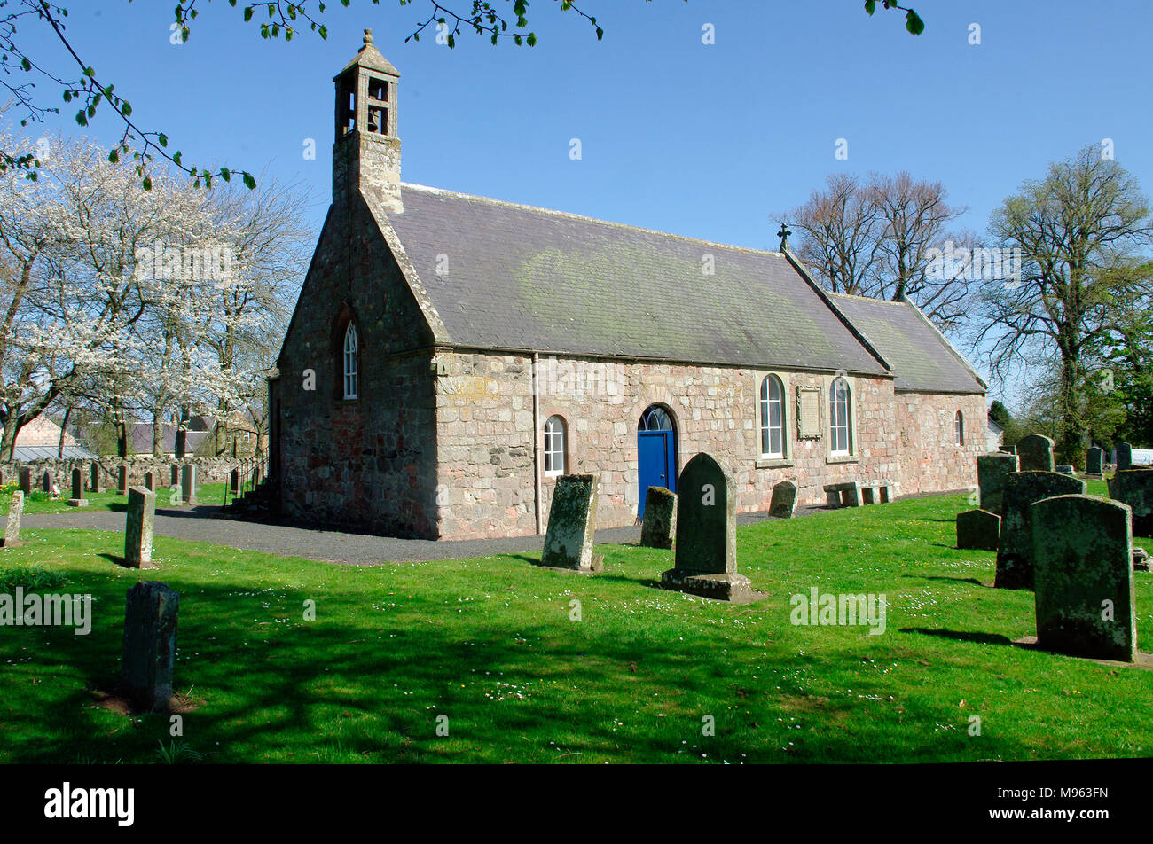 Smailholm Chiesa, Scottish Borders Foto Stock