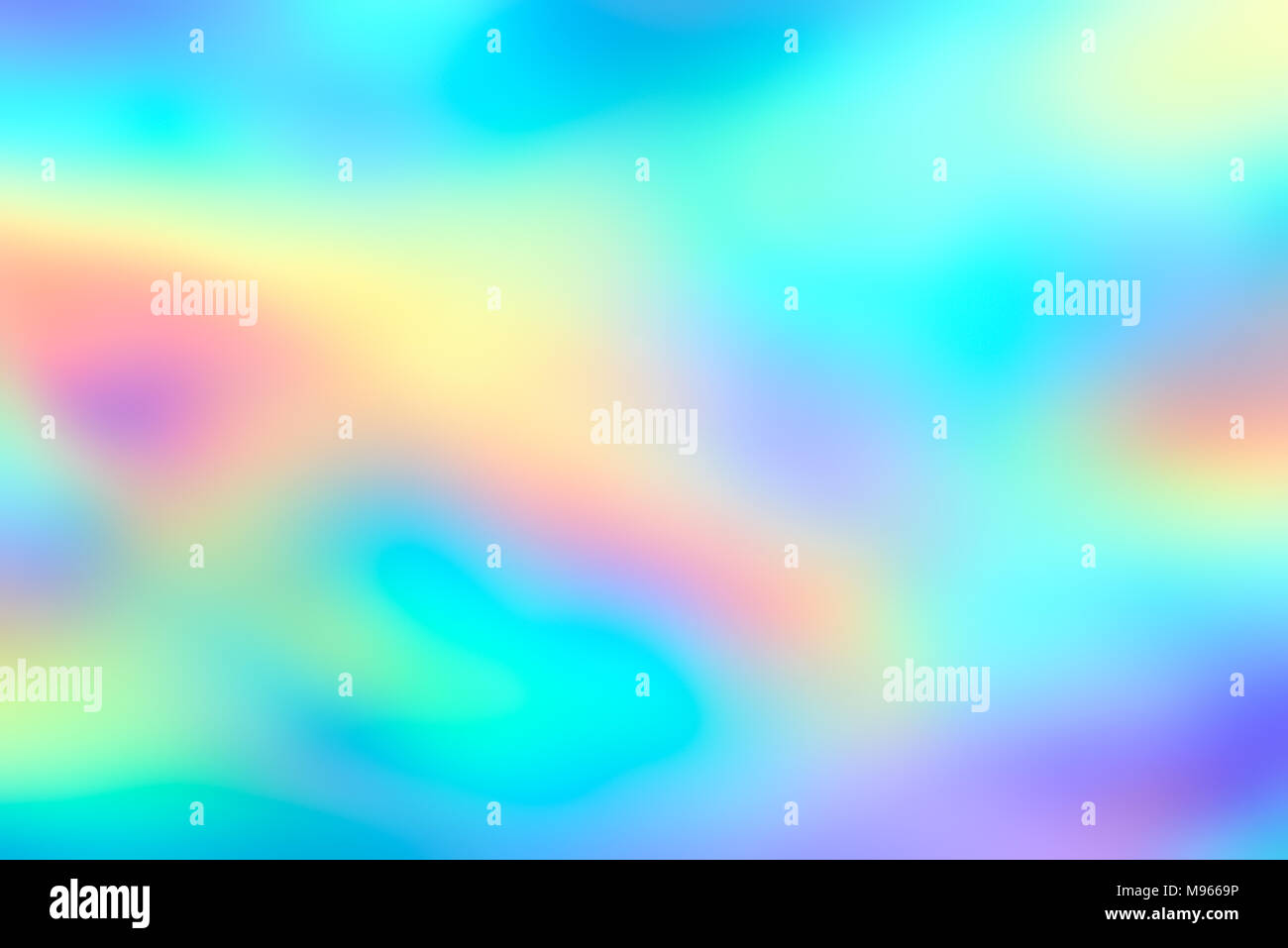 Blur neon olografica sullo sfondo di lamina. Abstract background olografica. Modello di progetto. Foto Stock