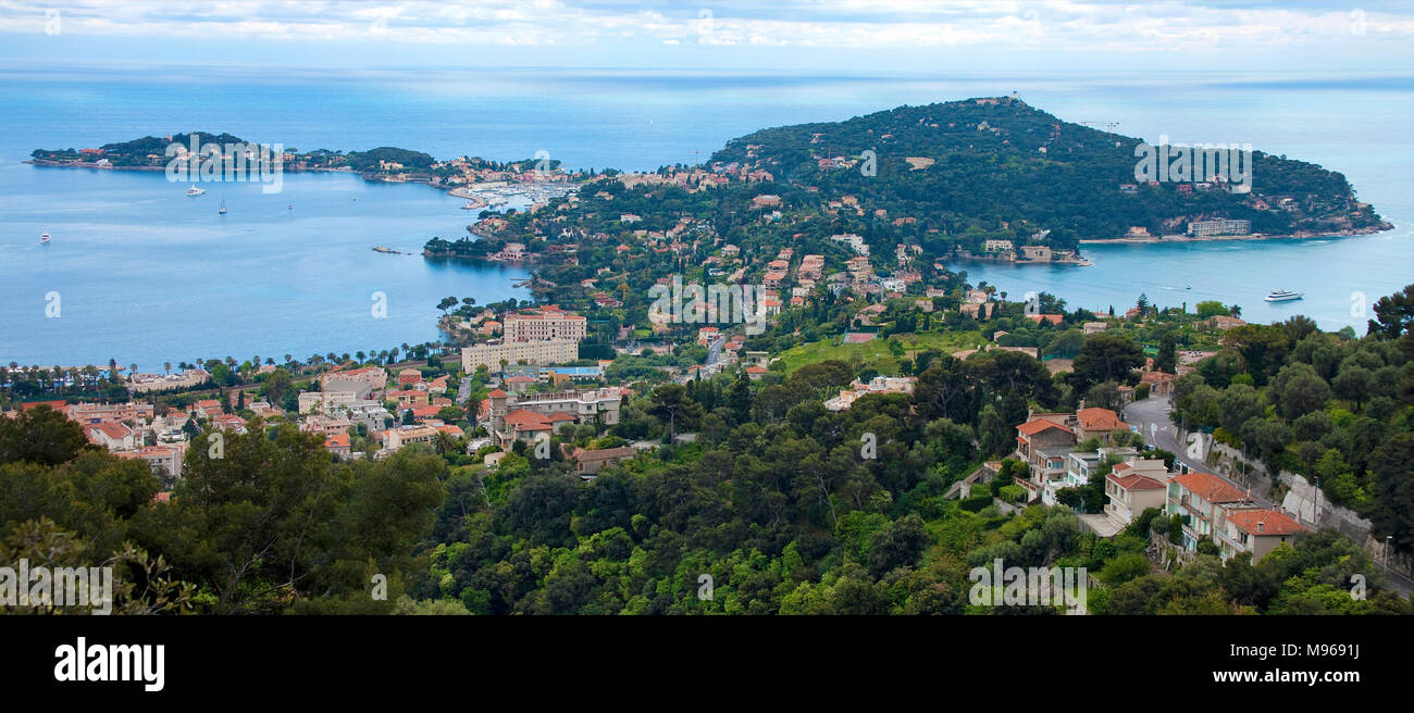 La penisola di Capo Ferrat, il sud della Francia, Var, Costa Azzurra, Francia, Europa Foto Stock
