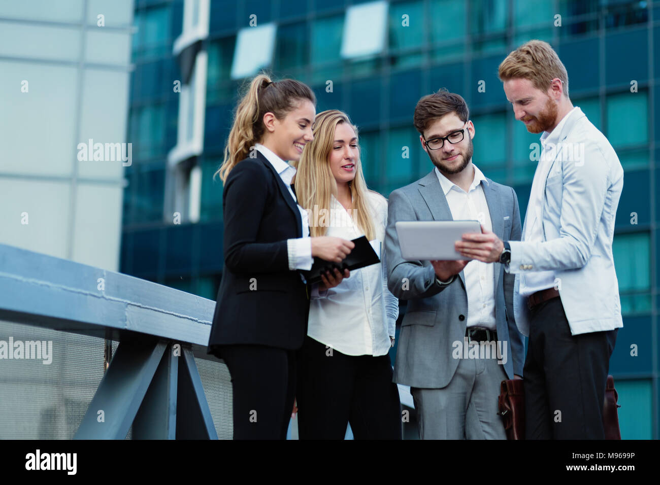 Business group di persone e colleghi Foto Stock