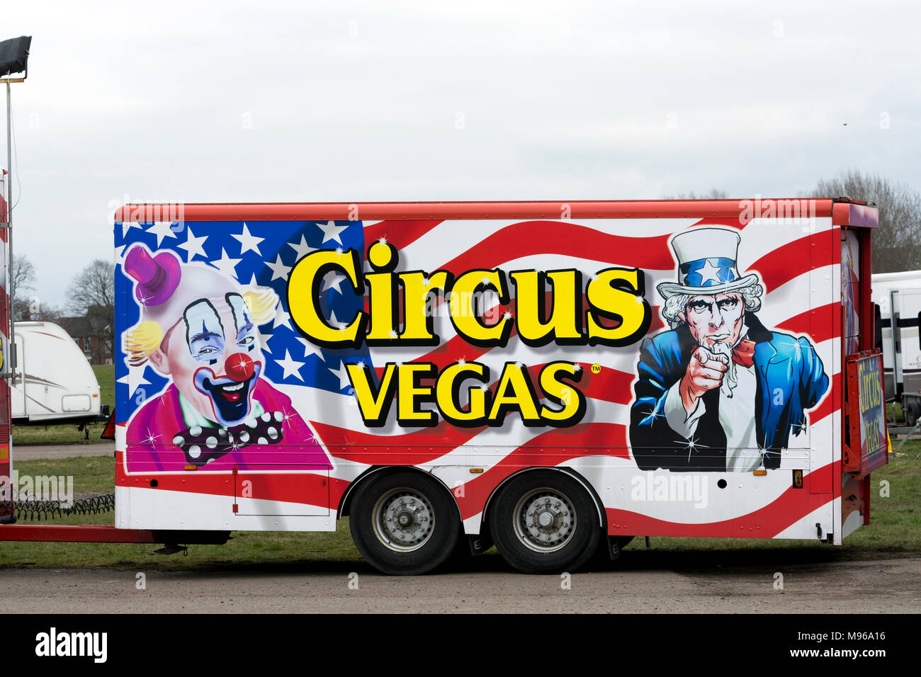 Circus Vegas, Hearsall comune, Earlsdon, Coventry, West Midlands, England, Regno Unito Foto Stock