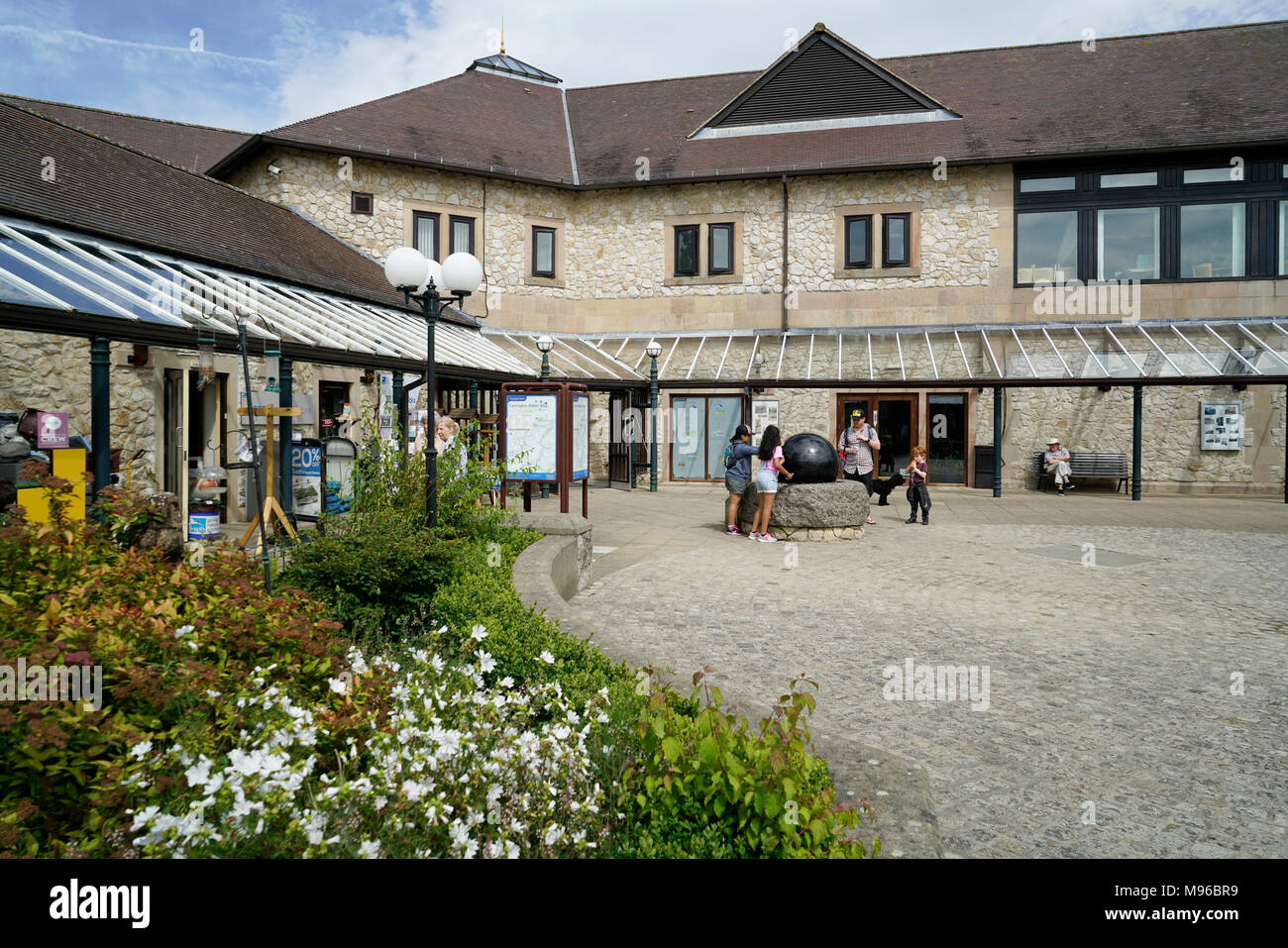 Carsington serbatoio e del centro visitatori Derbyshire Inghilterra Foto Stock