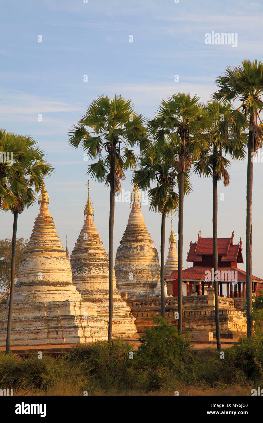 Myanmar Birmania, Bagan, Min o Chan Tha tempio, Foto Stock