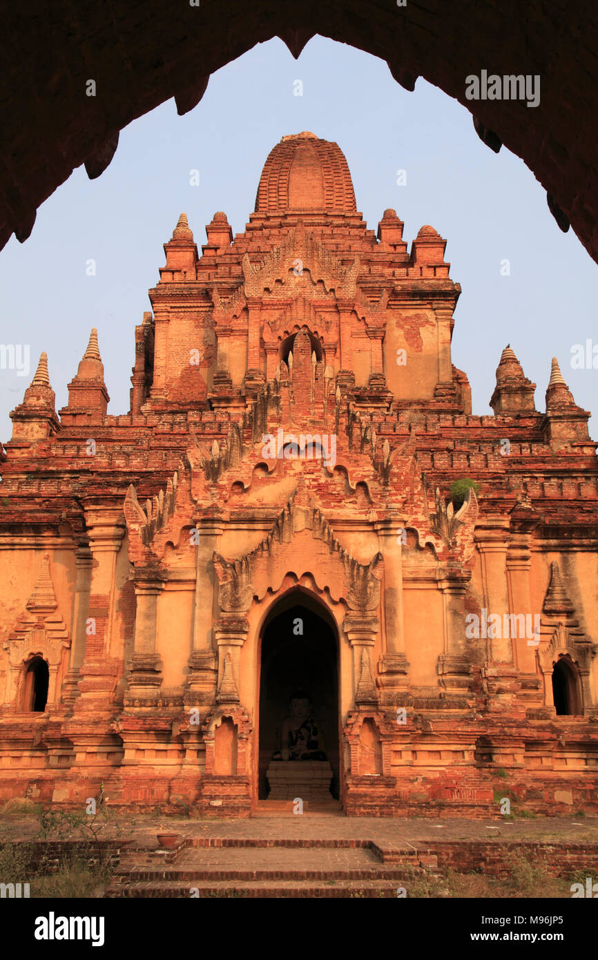Myanmar Birmania, Bagan, Nord Guni tempio, Foto Stock