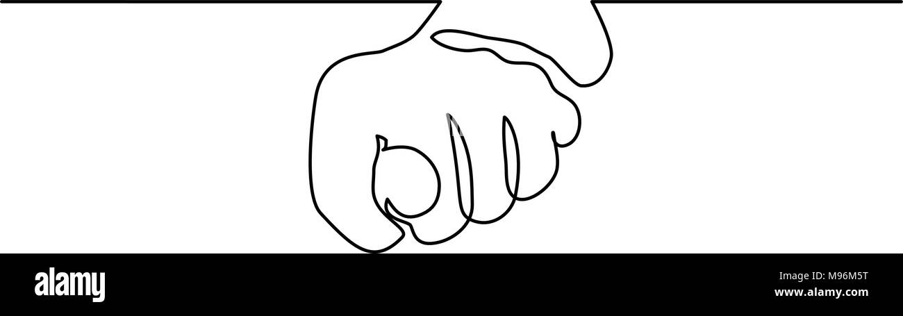 Mano con le dita piegate in fig Illustrazione Vettoriale