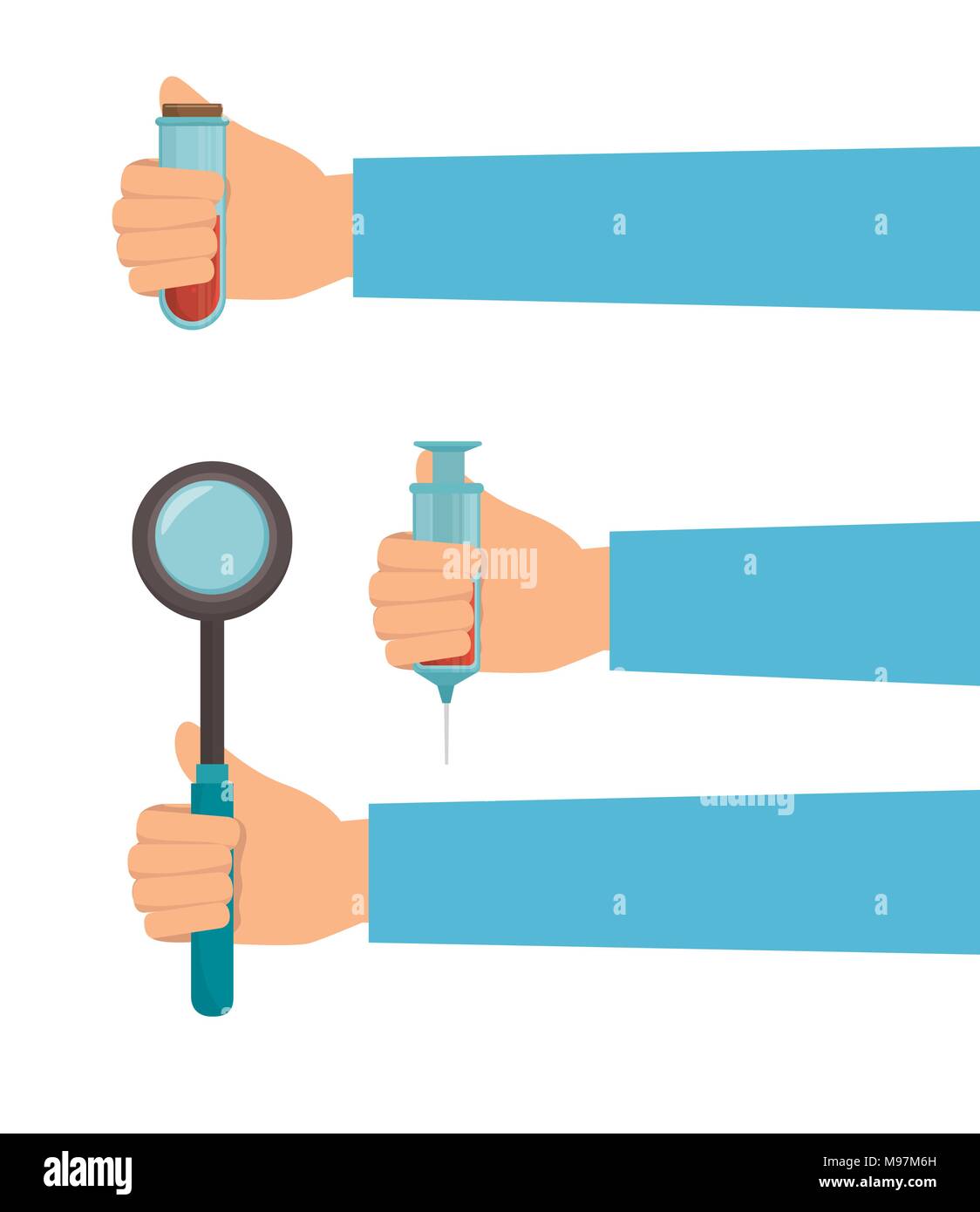 Delle cure mediche graphic design, illustrazione vettoriale icone Illustrazione Vettoriale