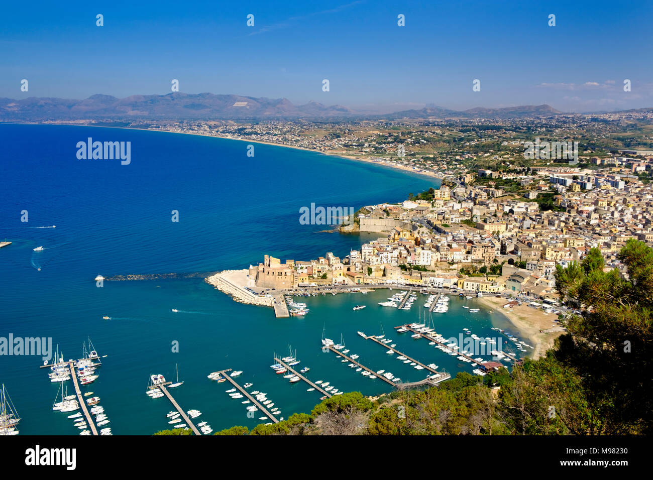 Castellammare del Golfo, Provinz Trapani, Sizilien, Italien Foto Stock