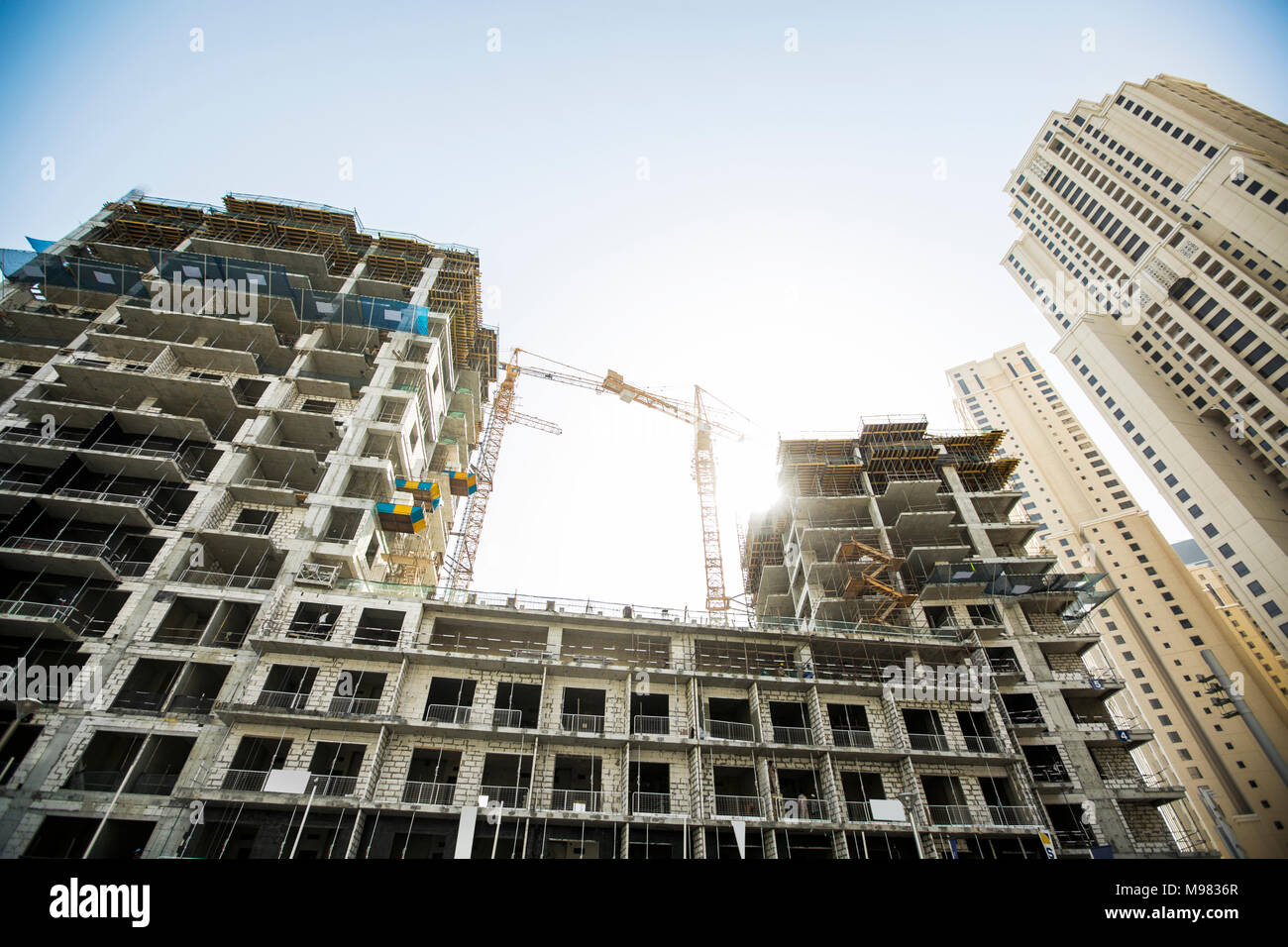 Emirati Arabi Uniti Dubai, Nuovo edificio Foto Stock