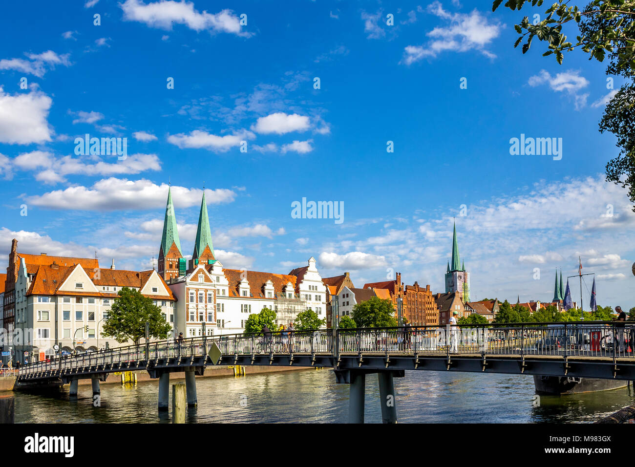 Germania, Schleswig-Holstein, Lubecca, città vecchia, Foto Stock