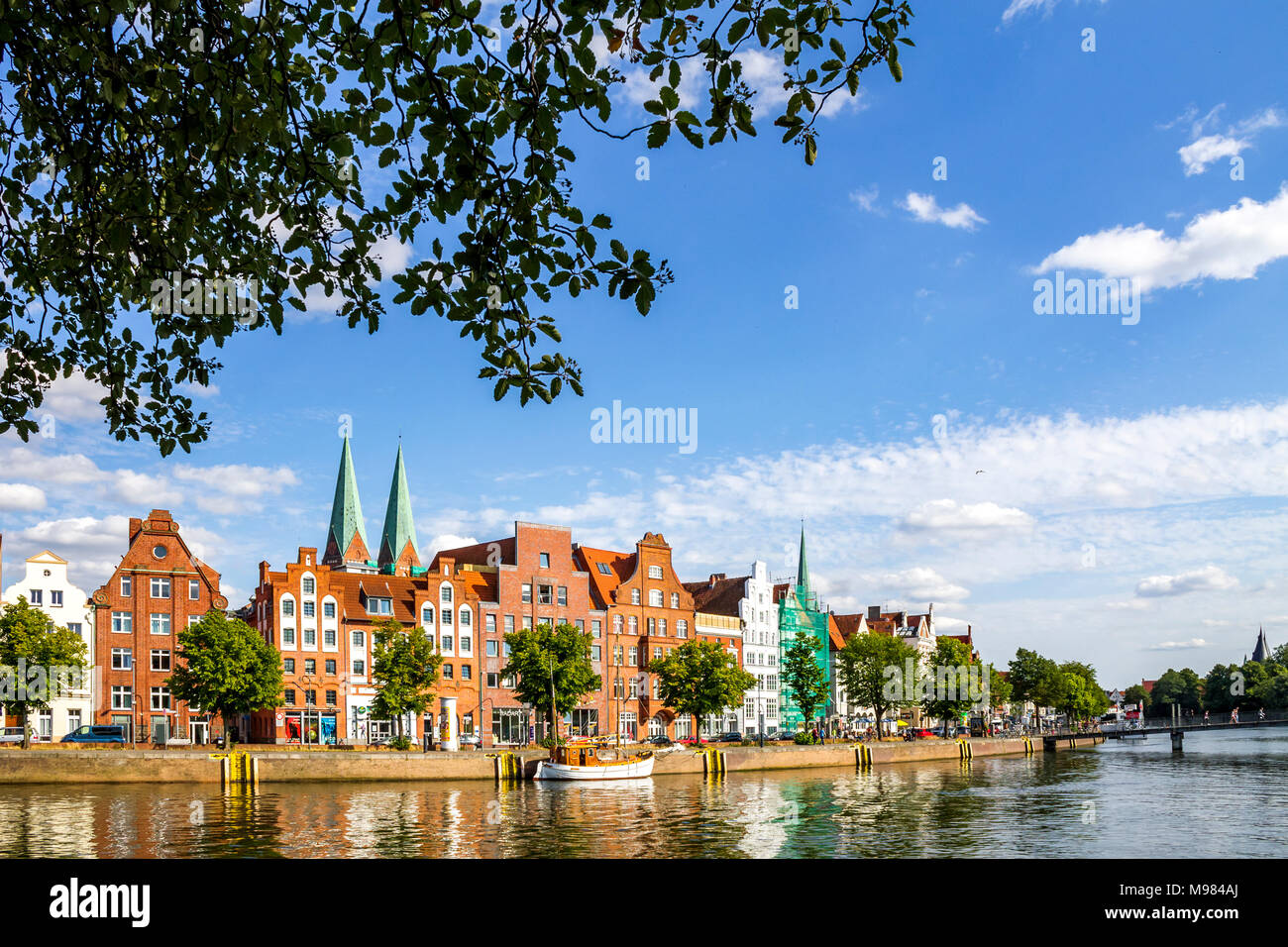 Germania, Schleswig-Holstein, Lubecca, città vecchia, Foto Stock