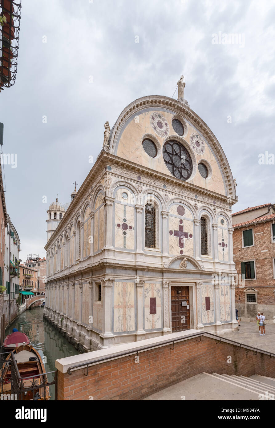 Gli altri lati di venezia, accanto i percorsi turistici Foto Stock