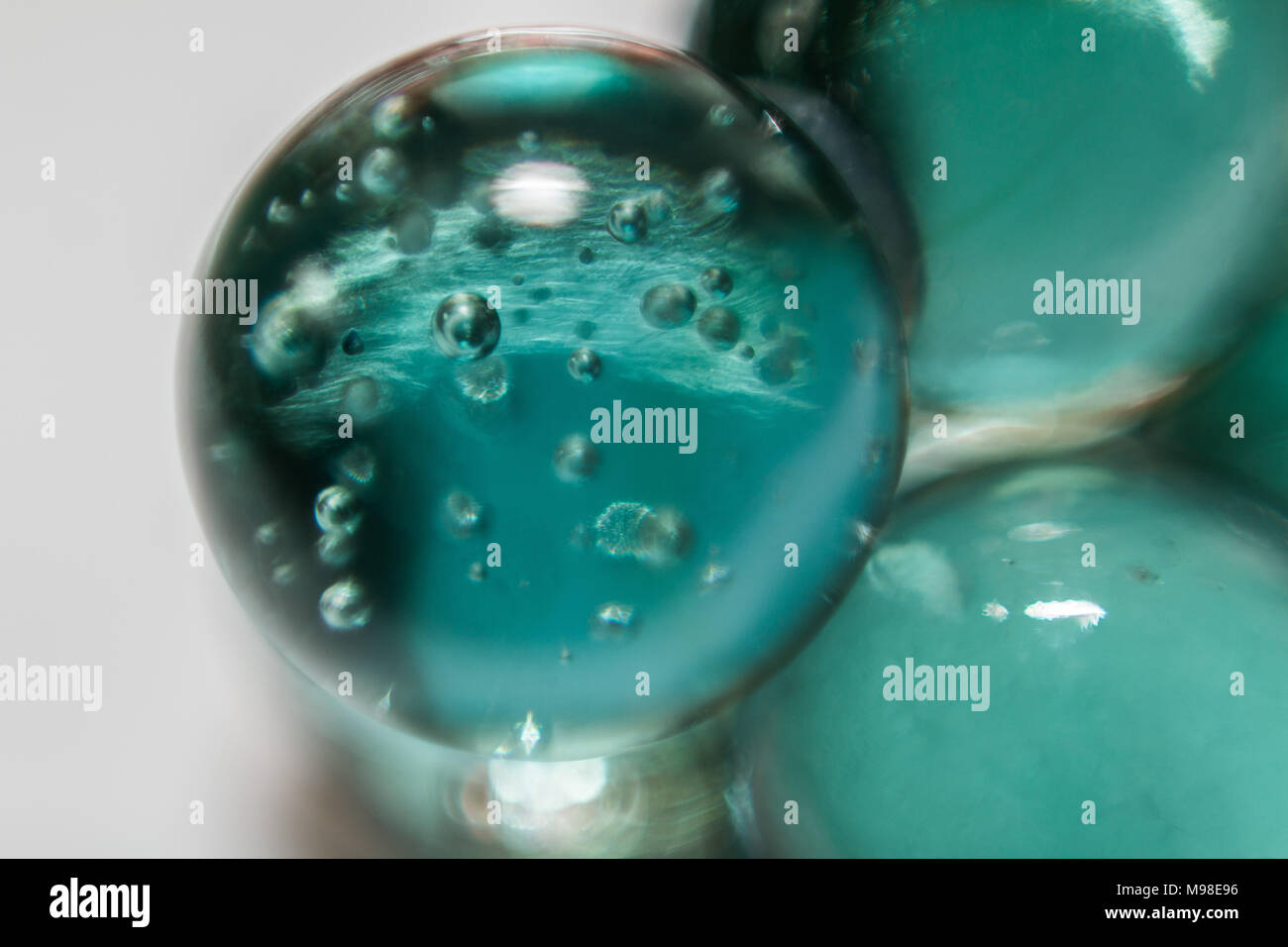 Marmo verde sfera Foto Stock