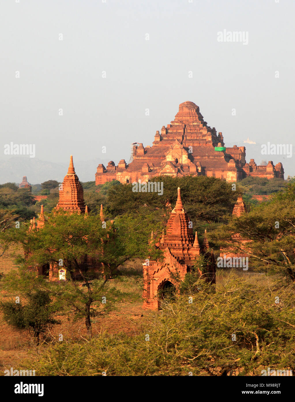 Myanmar Birmania, Bagan, Dhammayangyi tempio, Foto Stock