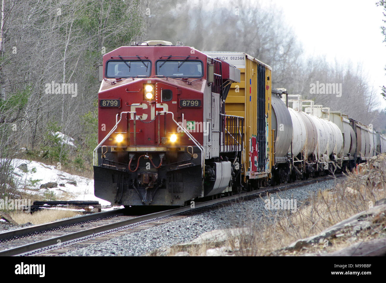 CP8799 in direzione est Foto Stock