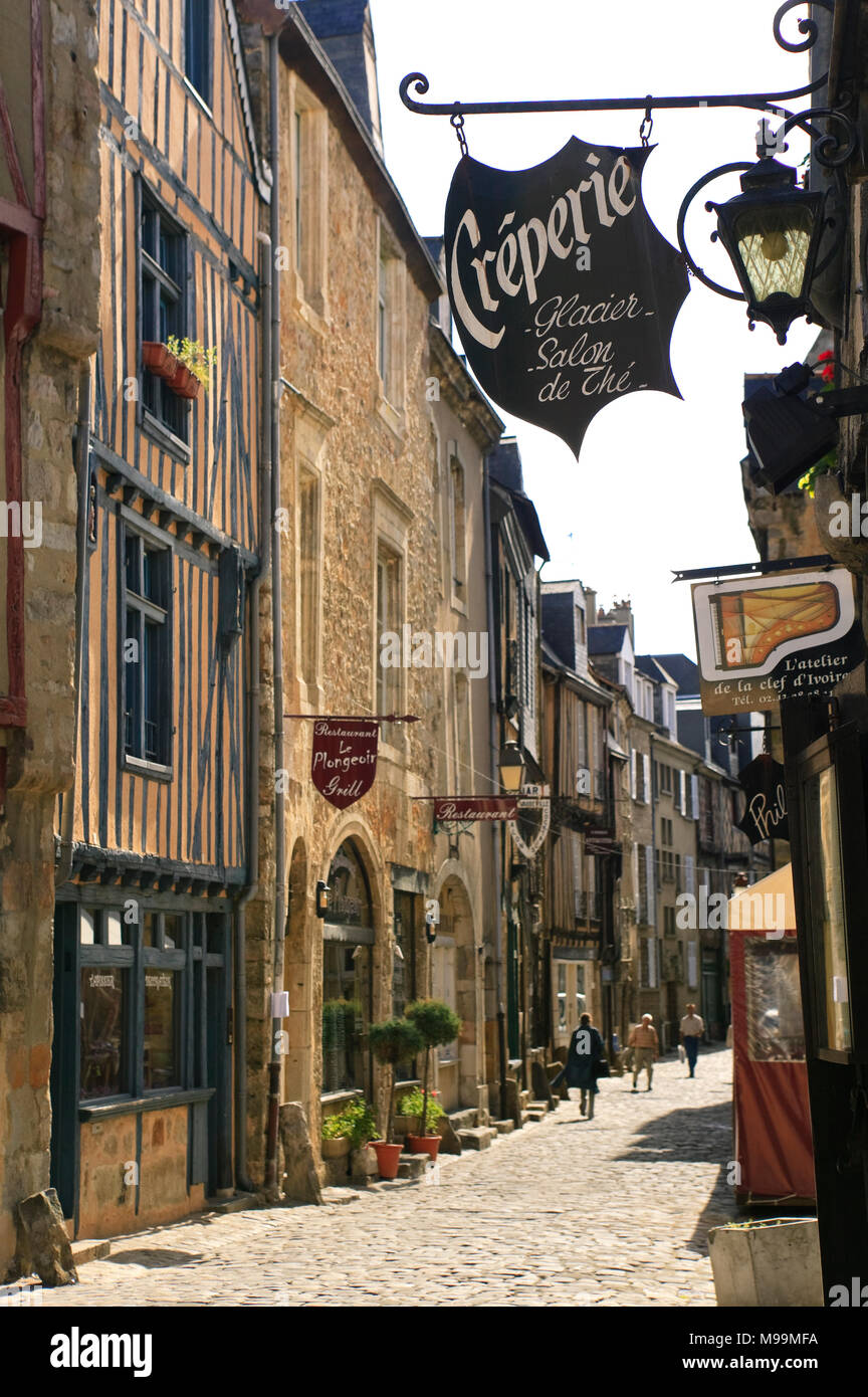 Rue Grande Le Mans Sarthe Pays de la Loire Francia Foto Stock