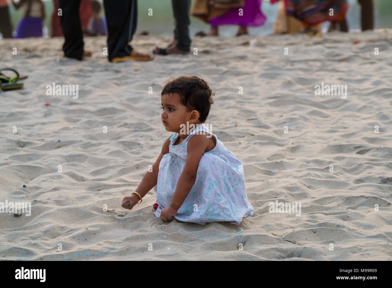 Spiaggia Asia India Kerala Foto Stock