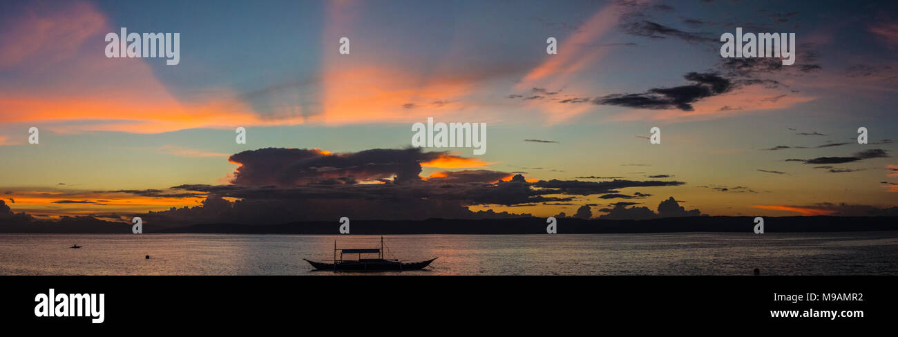 Tramonto a Balicasand Isola Foto Stock