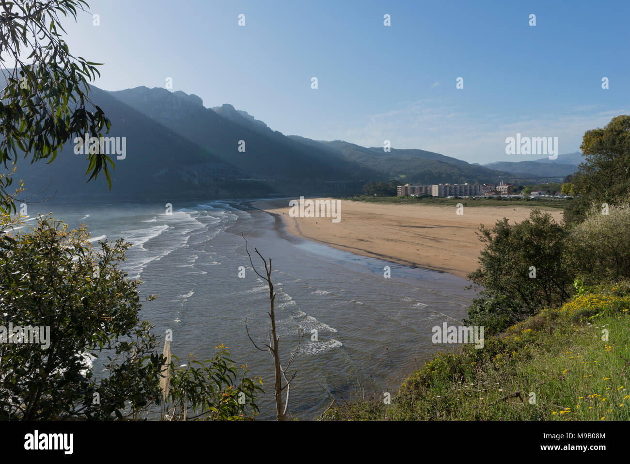 La Orion Spiaggia di Sonabia in Cantabria Foto Stock
