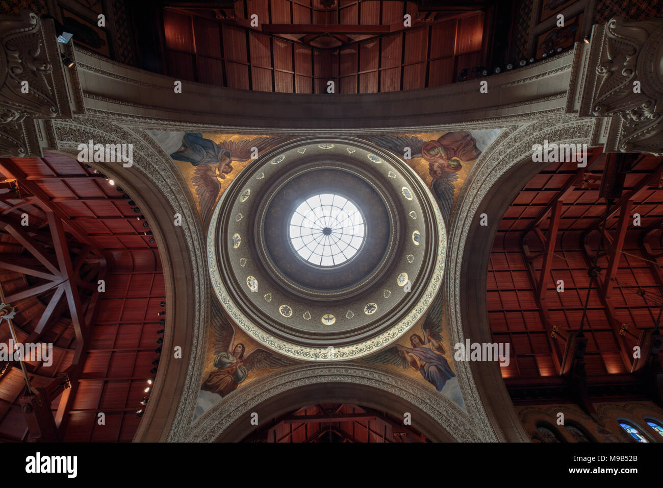 Stanford in California - Marzo 19, 2018: Dome a Stanford Cappella Universitaria Foto Stock