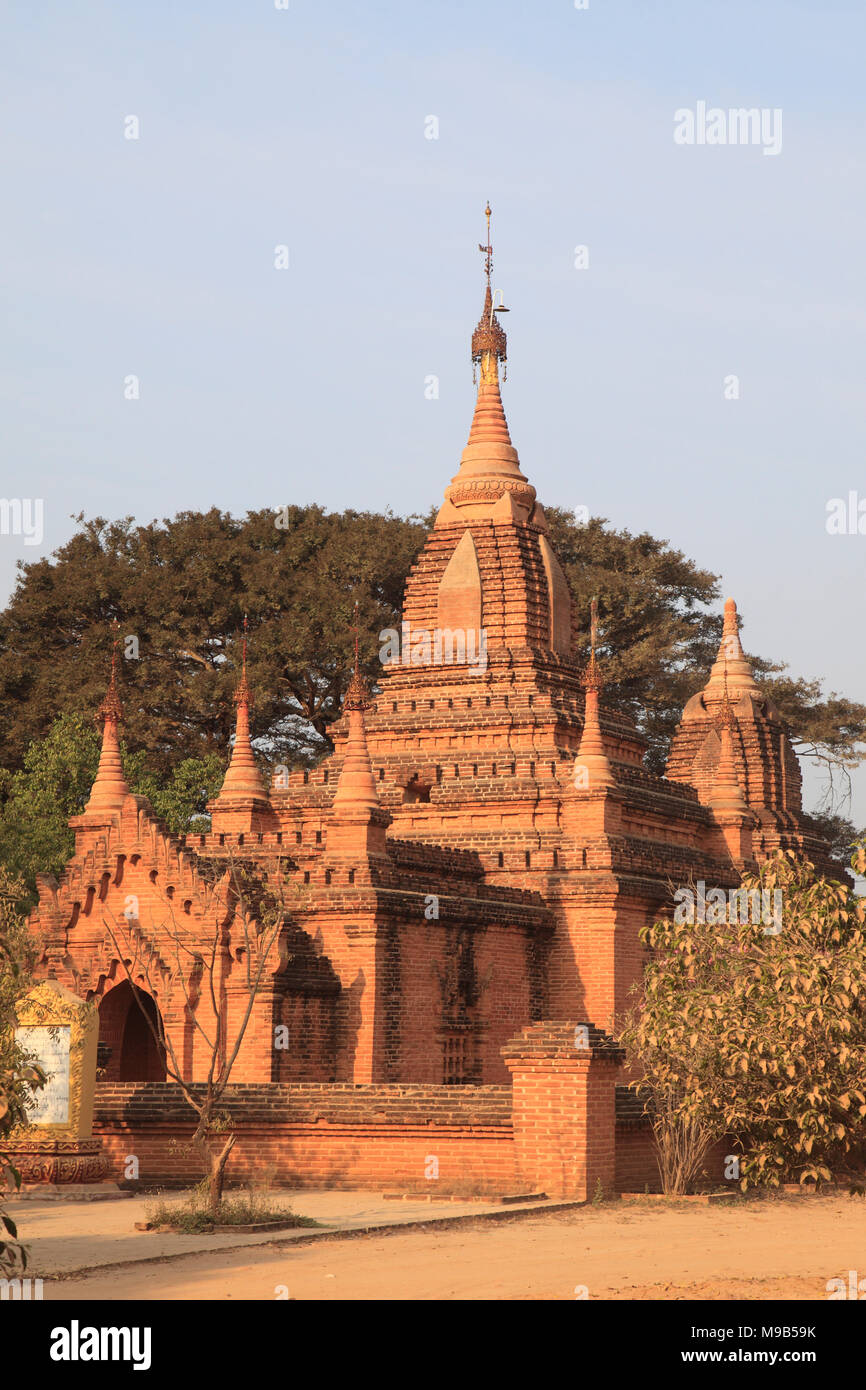 Myanmar Birmania, Bagan, tempio, Foto Stock