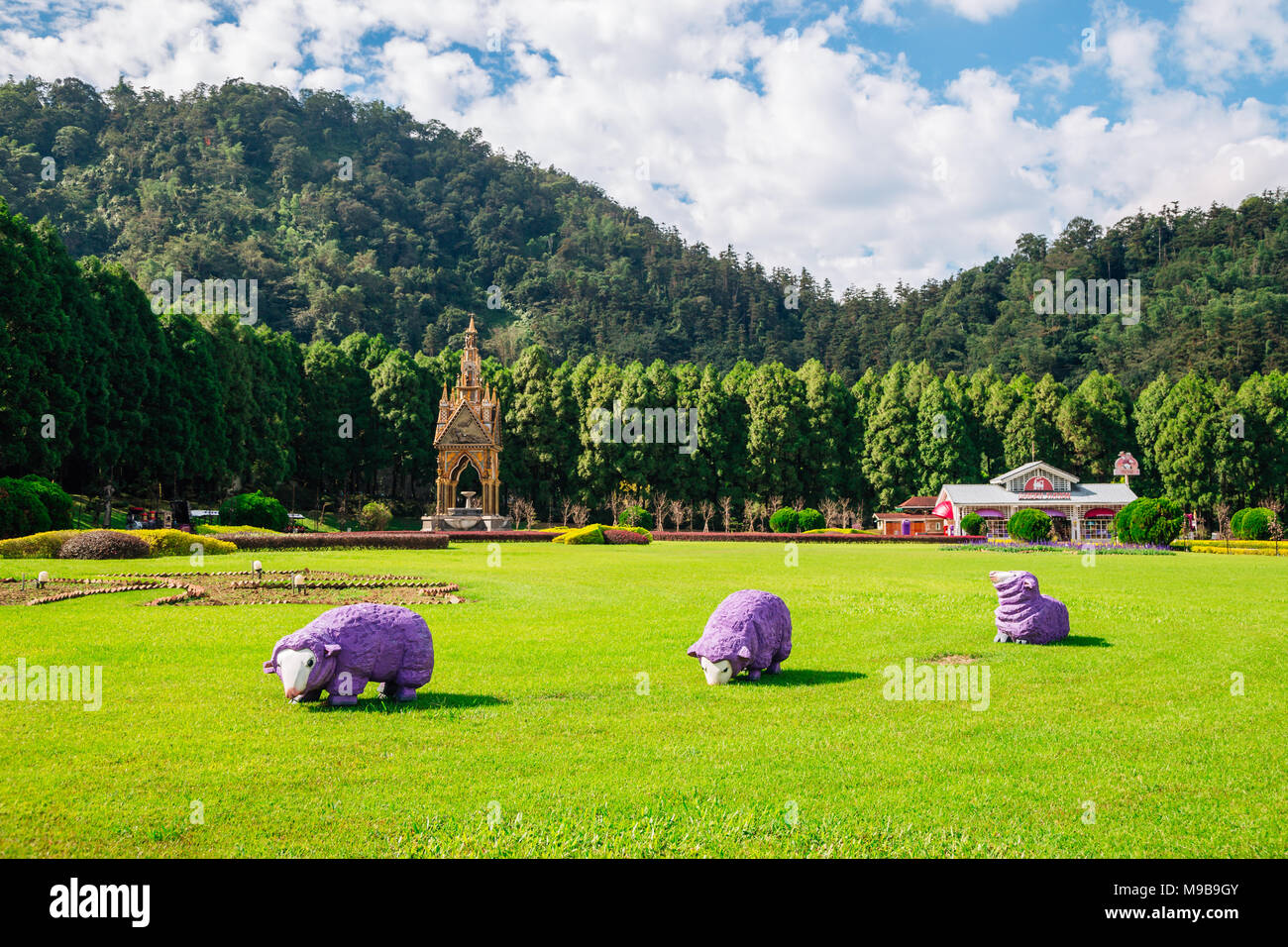 Nantou County, Taiwan - 8 Dicembre 2015 : Formosan cultura aborigena villaggio parco a tema Foto Stock