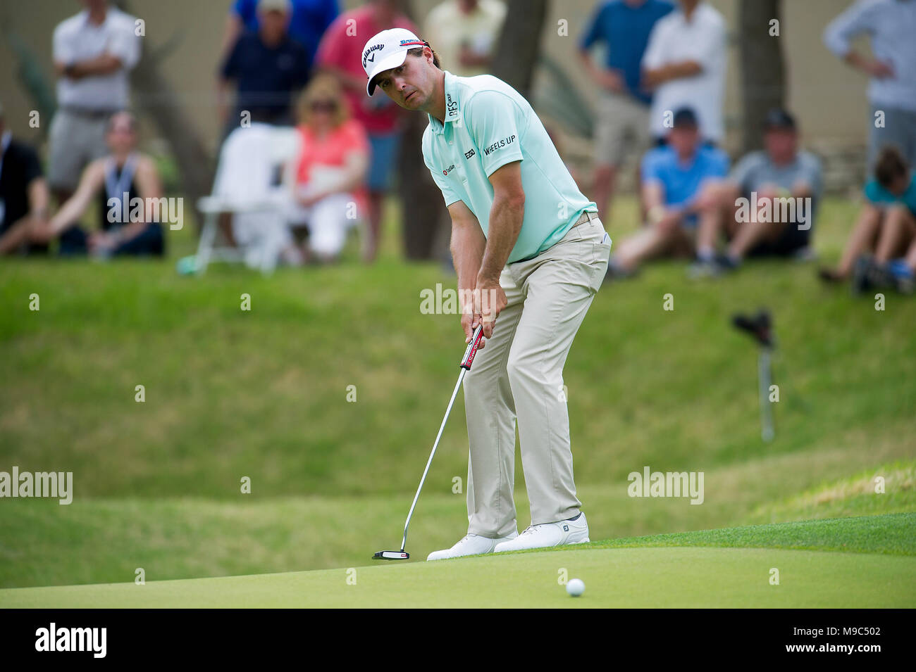 Austin, TX, Stati Uniti d'America, 24 marzo 2018: Kevin Kisner in azione presso il World Golf Championships Ã¢â'¬ " Tecnologie dell gioca match Quarti di Finale, Austin Country Club. Austin, Texas. Mario Cantu/CSM Foto Stock